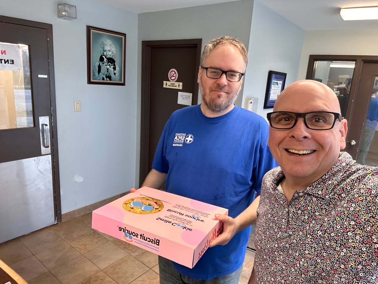 Paul Meyers and Brett Greene at a 52 Coffees meeting